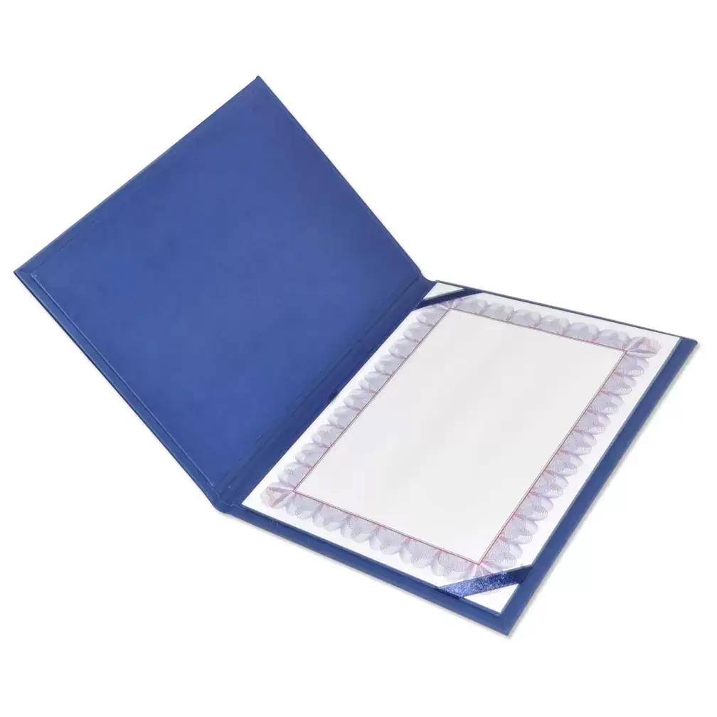 Blue PU folder