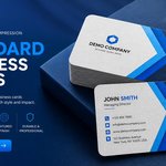 Standard coated business cards