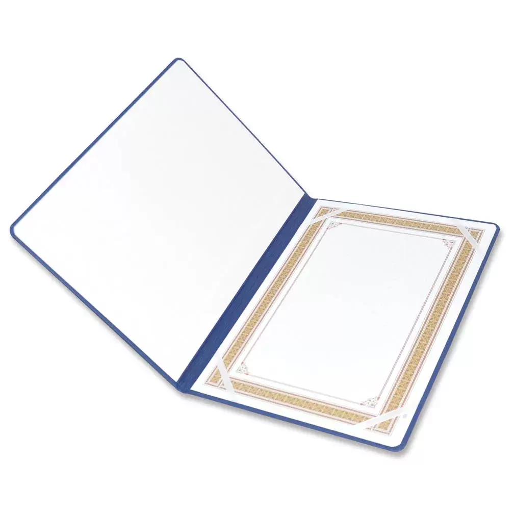 White PU folder